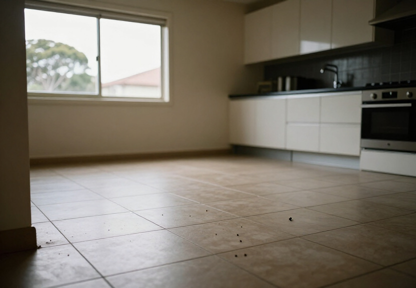 Cockroach-free kitchen in Toongabbie after treatment